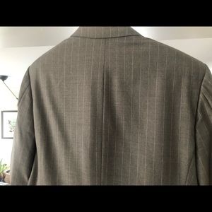 Hickey Freeman Suit Madison Grey Pinstripe
